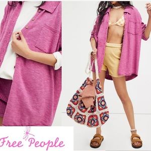 Free People Oversized Beach Cardigan
